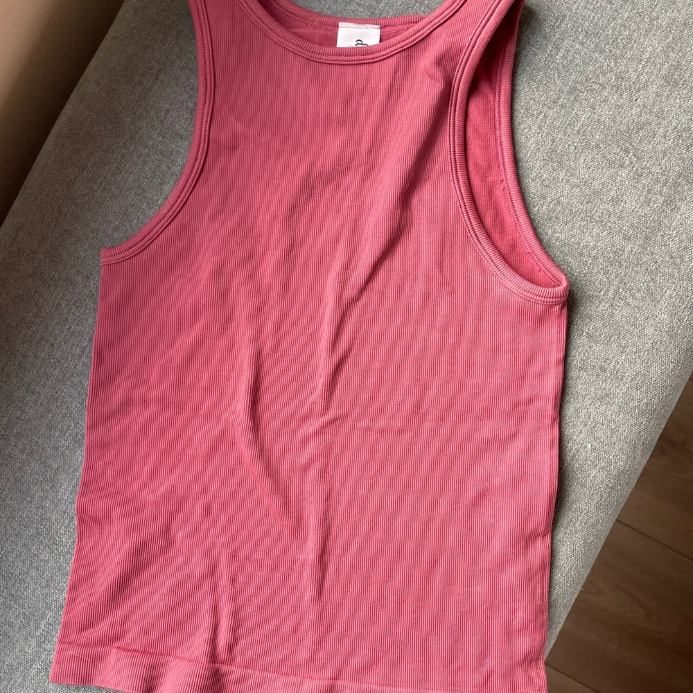Pink Sleeveless Tank Top